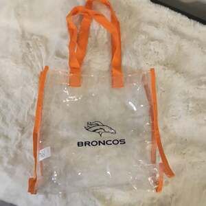 Denver Broncos Clear Tote Bag Stadium Approved NFL Fan Gear
